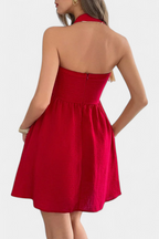 Mini-robe Kassandra dos nu avec poches