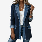 Sylvie | Indigo Knit Jacket