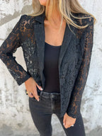 Félicie - Élégance en dentelle Blazer léger et chic