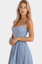 Robe Midi Sans Manches Légère Marvelle