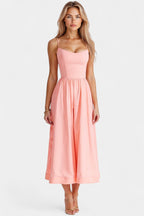 Robe Midi Sans Manches Légère Marvelle