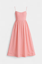 Robe Midi Sans Manches Légère Marvelle