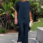 Beverly | Elegant Asymmetrical Two Piece Set