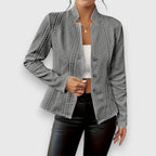 Loretta | Textured Button-Front Cardigan