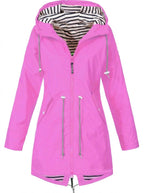 Margaret | Hooded Drawstring Rain Coat
