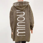 Rosabel | Hooded Open-Front Knit Cardigan